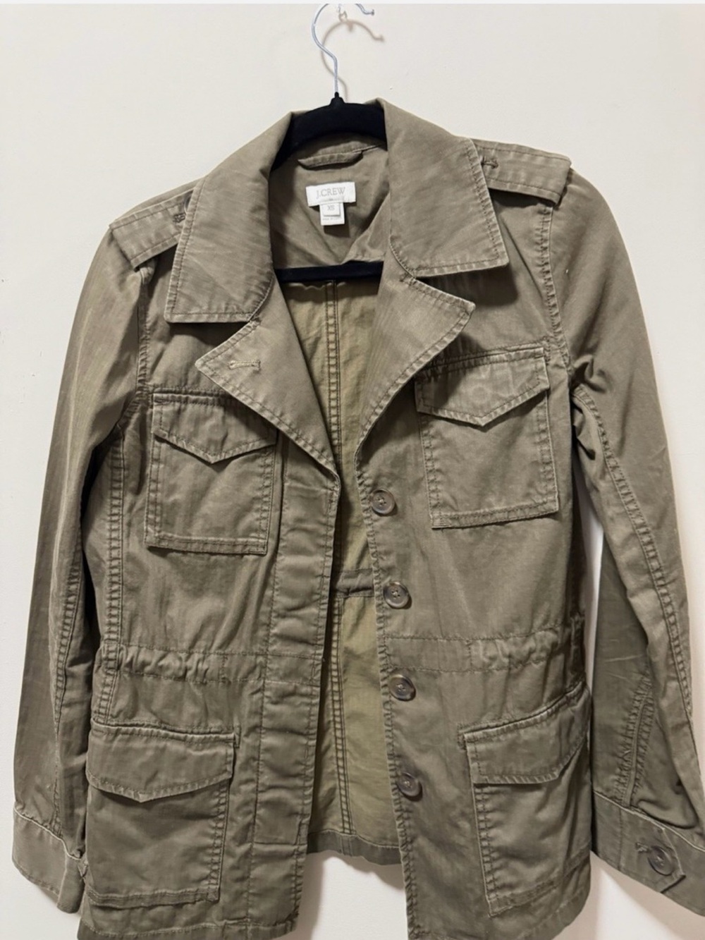 J.Crew Olive Utility Jacket size XS